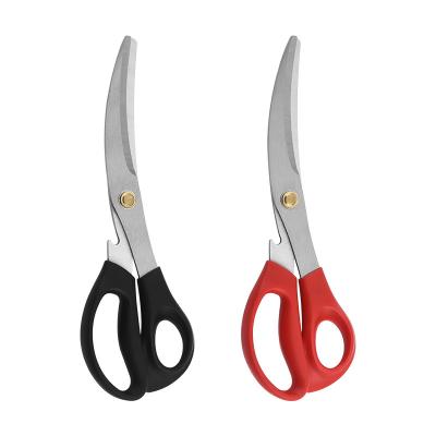 China Powerful Multifunctional Kalbi Sharp Sharp Non Rust Shears Korean Barbecue Scissors Easy Use Kitchen Cooking Steak Meat Scissors with Ergonomic Handle for sale