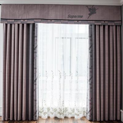 China Blackout Jacquard Blackout Blackout New Design Curtain Luxury Modern Bedroom Window Custom Living Room for sale