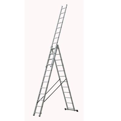 China Aluminum Folding Ladders EN131 Approved Step Chair Combination Easy Folding Step Ladder AC0312A for sale