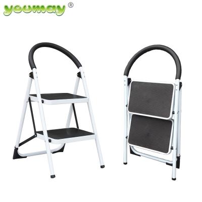 China Folding Ladders Access 2 Step Ladders Stainless Steel Platform SF0502A for sale