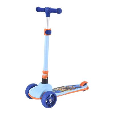 China 2020 Child Fashion Design Durable Foldable Safe Orange Blue Cute Foot Kick Scooter For Kids for sale