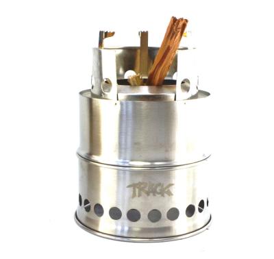 China Serious Backpackers Stainless Steel Stove Pellet Stove Portable Wood Burning Alcohol Stove For Backpacking Picnic for sale