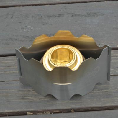 China OEM Portable Stainless Steel Liquid Or Solid Alcohol Camping Stove For Outdoor Hiking for sale