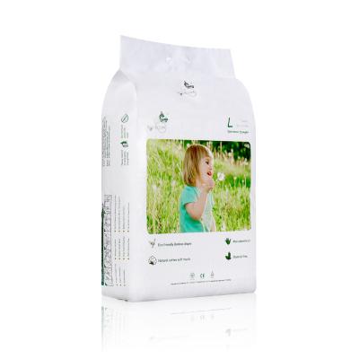 China Plain Weave Count L Size Natural Disposable Diaper ECO BOOM 70 Factory Based Organic Disposable Diapers Diaper for sale