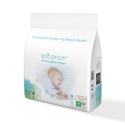 China Account Plain Weave L Disposable Baby Diaper High Quality ECO BOOM 30 Size Diapers Bio For Baby Eco Friendly for sale