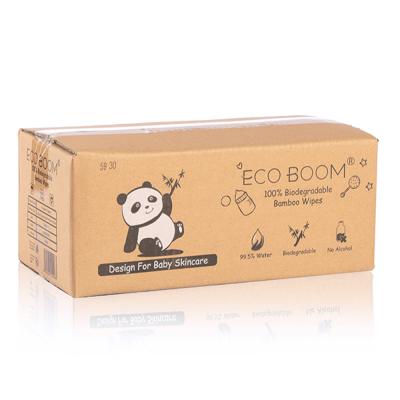 China Daily Life Cleanser ECO TO RUMBLE High Quality Competitive Organic Anti Rash Baby Wet Wipes Soft Flushable Biodegradable for sale