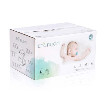 China ECO Plain Weave RUMBLE L Size 100% Eco Compostable Diapers Biodegradable Baby Kids Disposable Diaper for sale