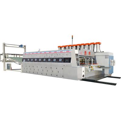 China Factory high quality cardboard slot machine pizza box corrugated 2 color flexo printing machines for sale