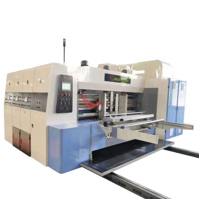 China corrugated carton box making machine cardboard box 4 colors printing flexo slotting machine in packing boxes price for sale for sale