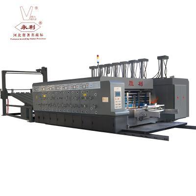 China Factory GYK1270*2200 Automatic Flexo Carton Printing Slotting Die Cutting Machine for sale