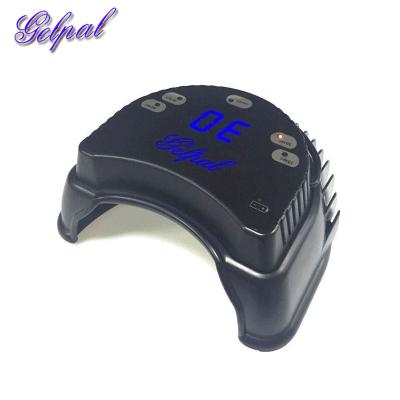 China Gel Nail Curing Gelpal Nail Art Machine 60W Cordless Rechargeable Led Nail Light Lamp for sale