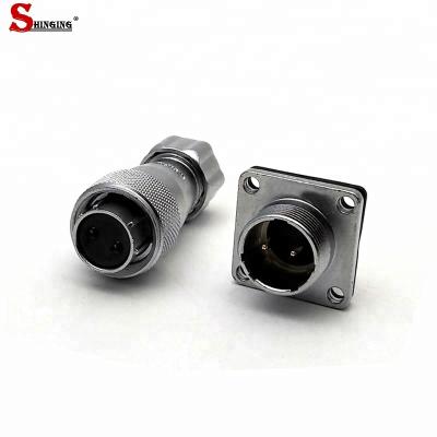 China Power industrialization design IP67 waterproof round aluminum electrica connectors for sale