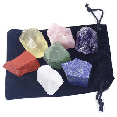 China Wholesale China Chakra Kit Rough Crystal Kit Crystal Therapy Stones for sale