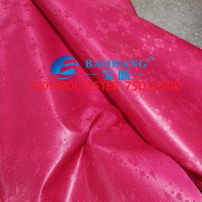 China 100% Polyester Dyed Damask for Africa People 75Dx150D Anti-Static, Tear-Resistant for sale