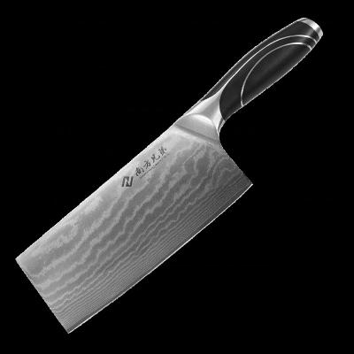 China Amazon Success VG10 Damascus Disposable Kitchen Cleaver Knife With ABS Handle for sale