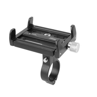 China Can Install On About 25mm-31.8mm Handlebar High Quality Material Made Ensure Solid Construction Bike Phone Metal Holder Bike Phone Mount Aluminum for sale