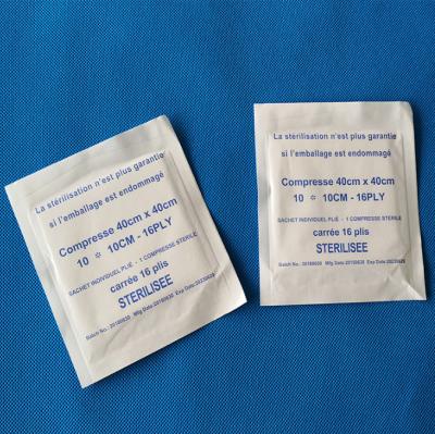 China MS10 5*5CM Individually packaged disposable wound treatment gauze antiseptic gauze medical sterile gauze piece en venta