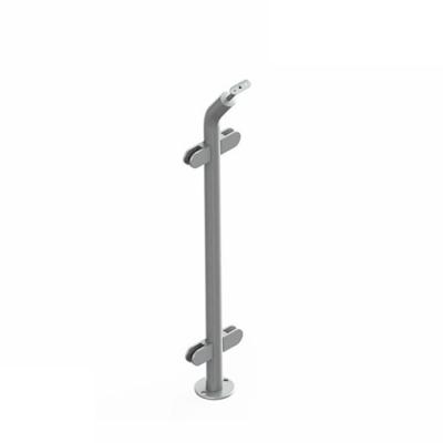 China Deck Stainless Steel Balcony Mall Railing Post For Stairs for sale