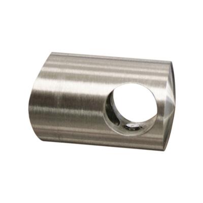 China High Strength Spun Round Stainless Steel Cross Bar Rack Connector for sale