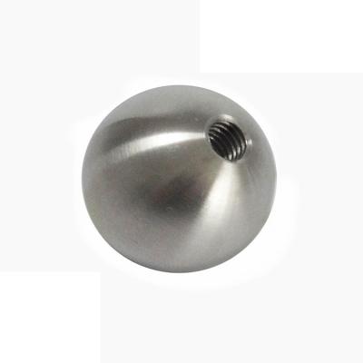 China SS304 / SS316 Modern Safety M8 Thread Stainless Steel Railing Steel Ball For Stairs for sale