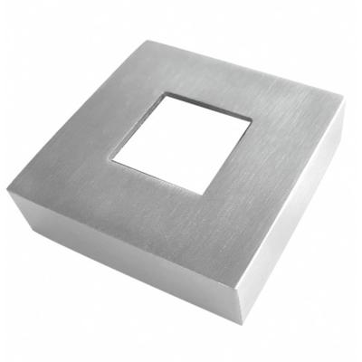 China Combination Installation Square Base Railing Cover And Cover Stainless Steel / Carton Steel for sale