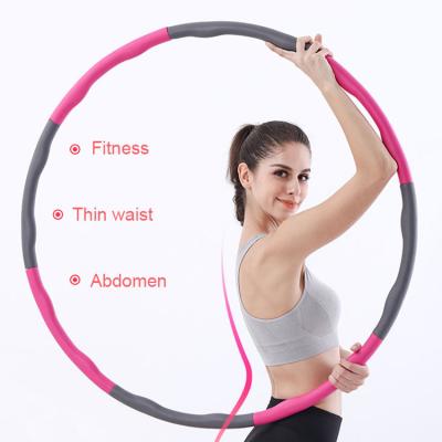 China Cheap Fitness Ring Hoola Hoop Fitness Polynesian Dance Hoops Hoop Fitness Pink 100Cm Size for sale