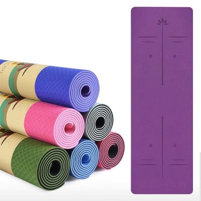 China Yoga Training Custom Design Yoga Mat Cheap Custom Exercise Mat Fitness Yogamats De Non Slip for sale