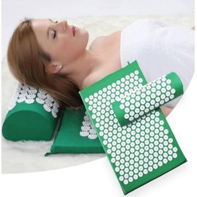 China Custom Massage Yoga Spike Acupressure Massage Mat And Pillow For Back Pain for sale