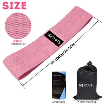 China 5 New Design Fitness Glute Booty Circle Hip Natural Material Set Custom Printed Band Set Resistance Bands for sale