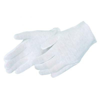 China Plain White Cotton Masonic Gloves Lisle Inspection Gloves 100% Productive Activity Gloves for sale