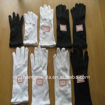 China Daily life nylon gloves for fashion, formal wear or accessories, waiters, banquet staff, military, police, parade uniforms etc., for sale