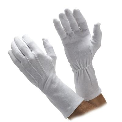 China Marine Corps Navy Army Coast Ceremonial White Guard Dress Hand Gloves Cotton Uniform Gloves for sale