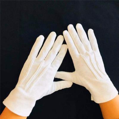 China Simple hotel staff employees and waiters atering cotton gloves for sale