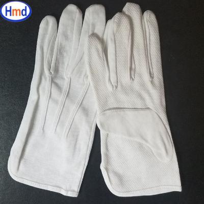 China Plain Military Uniform Marching Band Parade Dress Cotton Walmart Cotton White Gloves for sale