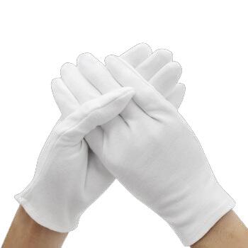 China Ceremonial Hand Gloves Cosmetic Hand Gloves Cotton With Spandex for sale