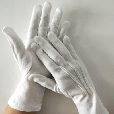 China Single Safety Cotton Cotton Gloves Church Gloves Marching Band Working Gloves for sale