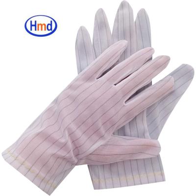 China Simple Cleanroom Electronics Industrial Tooling ESD Antistatic Gloves for sale