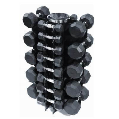 China New Durable Hot Selling Commercial Gym Fitness Equipment Device 4-Sided Dumbbell Vertical Rack for sale