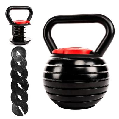 China New Design Durable STEAM 5lb-40lb Vinyl Coated Cast Iron Adjustable Kettlebell Weighs Exercise Fitness Kettle Ball Set Dumbbell for sale