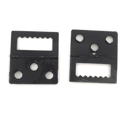 China Assets; Rust Proof Zinc Metal Accessories Antirust Black Iron Picture Frames Folding Hinges for sale