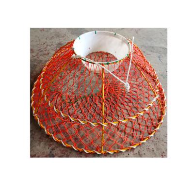 China Round Trap King Crab Pot Crabing Cage Fishing Trap One Entrances Strong Shrimp Pot for Deep Sea for sale