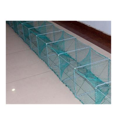 Cina HDPE Long Trap Fishing Trap Cast Net Trap Fishing Live Crayfish/Crab/Lobster in vendita