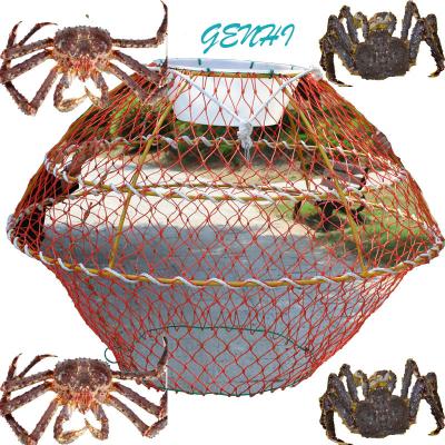 Κίνα Australia America Norway Folding fishing Steel Round commercial heavy duty crab traps pot with bait cage προς πώληση