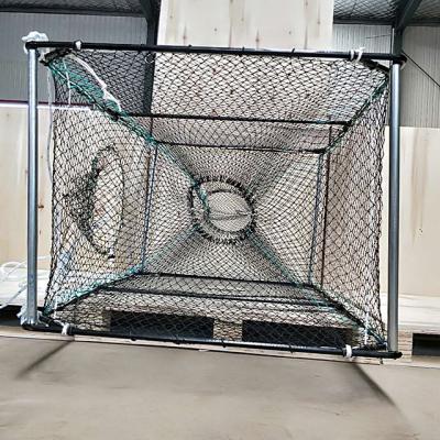 China 85*50*40 cm crab box Galvanized small quadrangle cage lobster traps traps for shrimp for sale