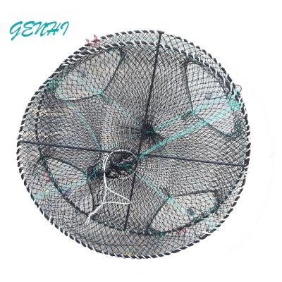 China Main products 80 * 25cm Four imported folding cage crab house covo de pesca floating fish cages for sale