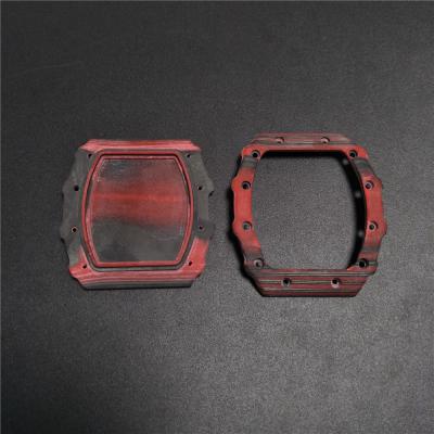 China Smart Watch Bezel CNC Carbon Fiber Parts Watch Accessory SLA/SLS 3D Printing for sale