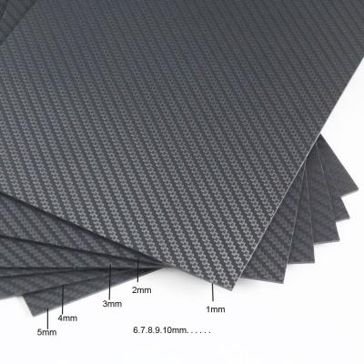 Chine Tissez/Matte Sheet Custom Carbon Fiber brillant partie la plaine 3K de haute résistance de 100% à vendre