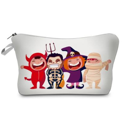 China Normcore/Successful Amazon Makeup Halloween Purse Hallowmas Bag Halloween Makeup Cosmetic Bags Amazon Minimalist Wholesale Online Pouch for sale