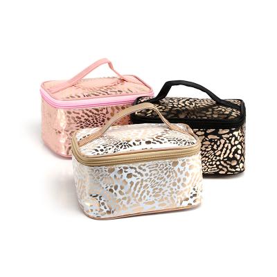 China Fashion Custom Cosmetic Bag Polyester Travel Cosmetic Make Up Case Bag For Ladies for sale