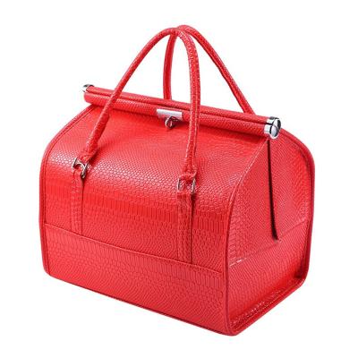 China Lady's Best Selling Wholesale Portable Cosmetic Makeup Bags And Vanity Case Cosmetic Cases for sale